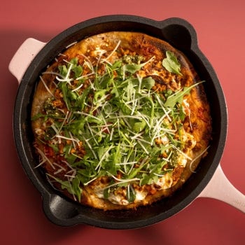 Cast Iron Skillet Italian Sausage Pizza